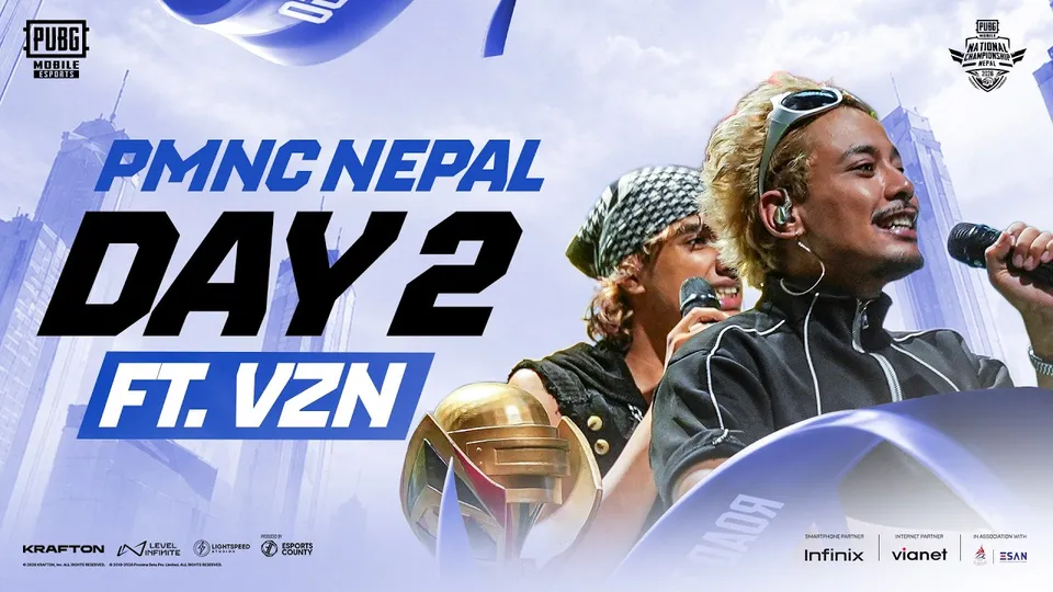 PMNC Nepal 2026 Fall Day 2 key visual with a performing artist and the trophy