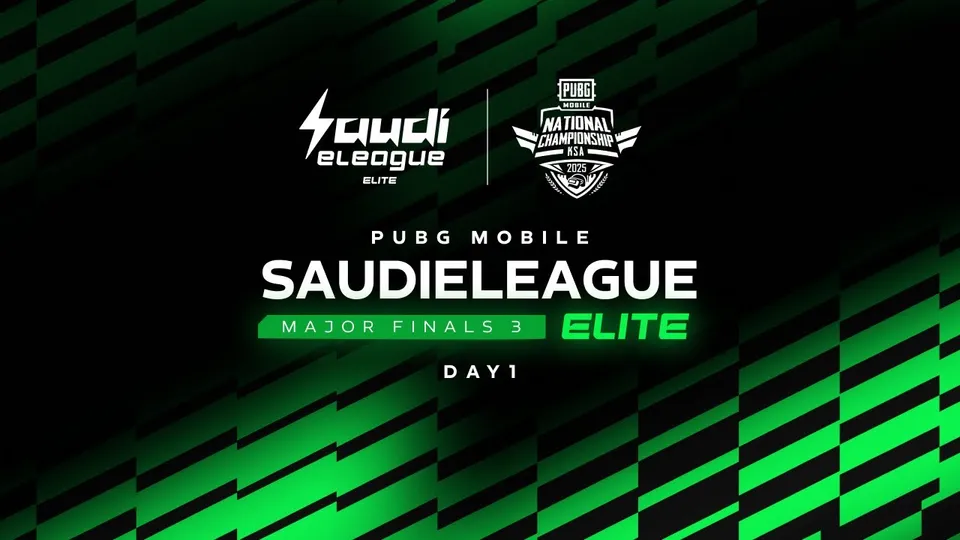 Saudi eLeague Elite PUBG MOBILE Major Finals 3 title card