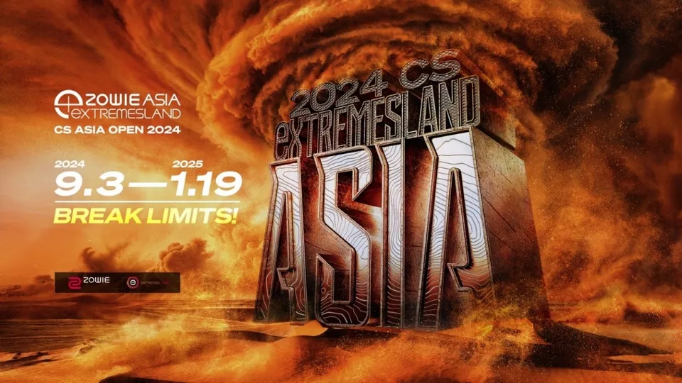 ZOWIE eXTREMESLAND CS Asia Open 2024 key visual